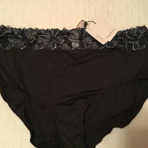 Prima Donna BNWT Madison Iris Graphit-Carbon-Charcoal Bra UK 48F Panty 3XL